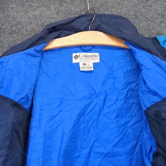 Vintage Columbia Fire Ridge Jacket Womens XL Long Sleeve Blue Snap Full Zip - Picture 4 of 16